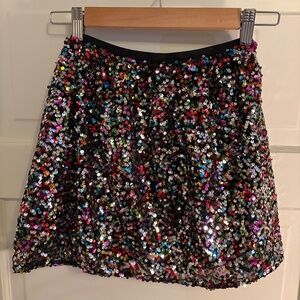 Size 8 kids jumping bean sequined skirt brand new